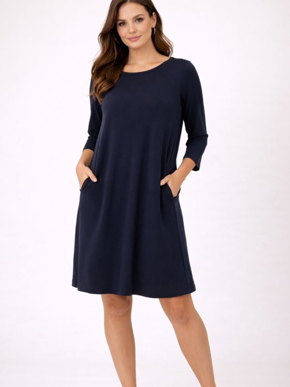 ✨ Bali Navy Blue Dress – Effortless Comfort & Everyday Elegance